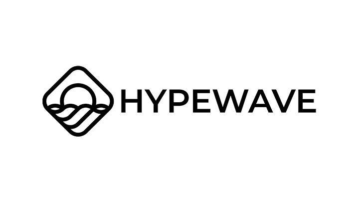 Hypewave Logo, Hypewave ist eine Social-Media-Agentur, die sich auf Jobsuche für Praxen, Therapie-, Reha- und Gesundheitszentren spezialisiert hat
