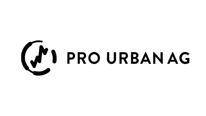 Pro Urban AG Logo, Masterplaner für Design, Architektur, Interior und Expansion. Immobilien Konzepte, Quartiersentwicklung, Projektentwicklung